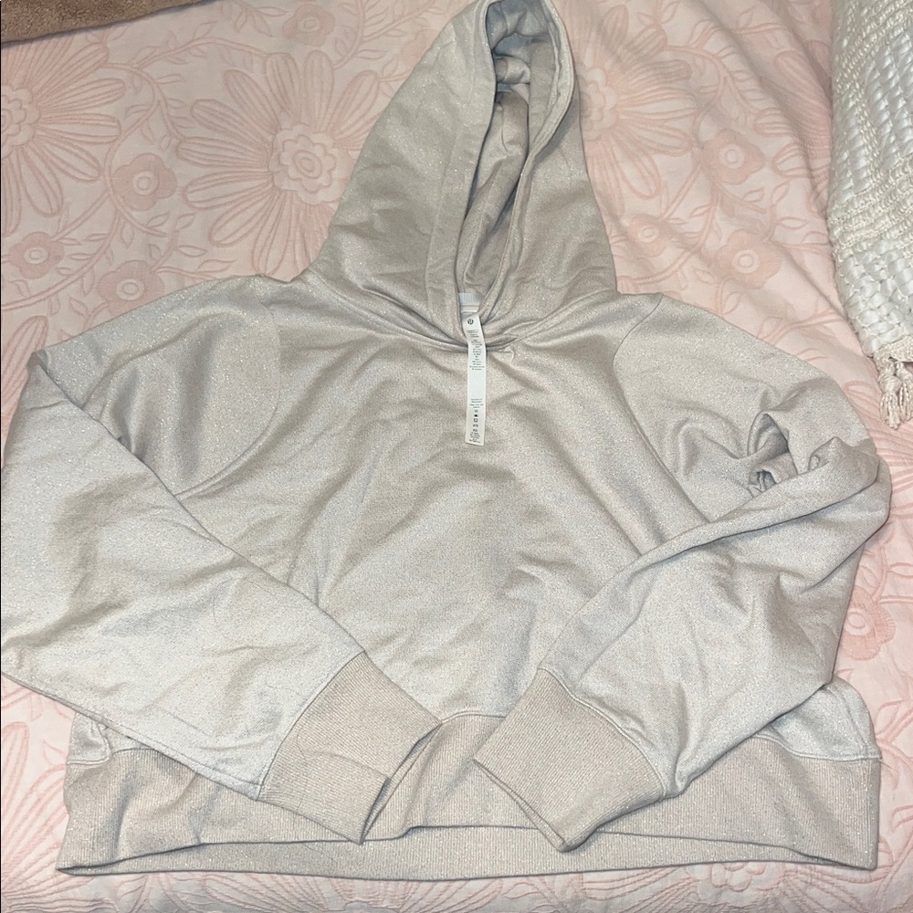 lululemon scuba hoodie Sparkly beige